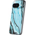 Aqua Blue Marble Ink Google Pixel 9 Skin
